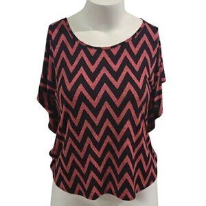 [Tutta Bella] Zig Zag Lace Back Top - Size M